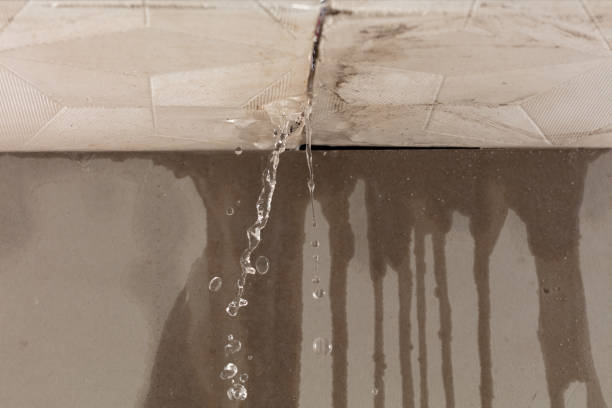 Professional Burst Pipe Cleanup technician working in Swansboro, NC